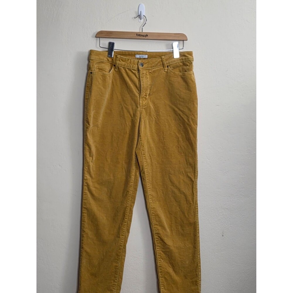 croft & barrow Girls' Sunny Yellow Corduroy Bottoms